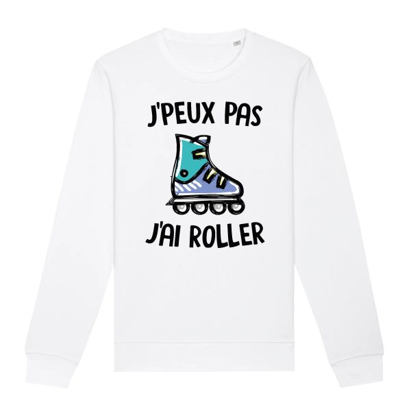 Sweat Adulte J’peux pas j’ai roller