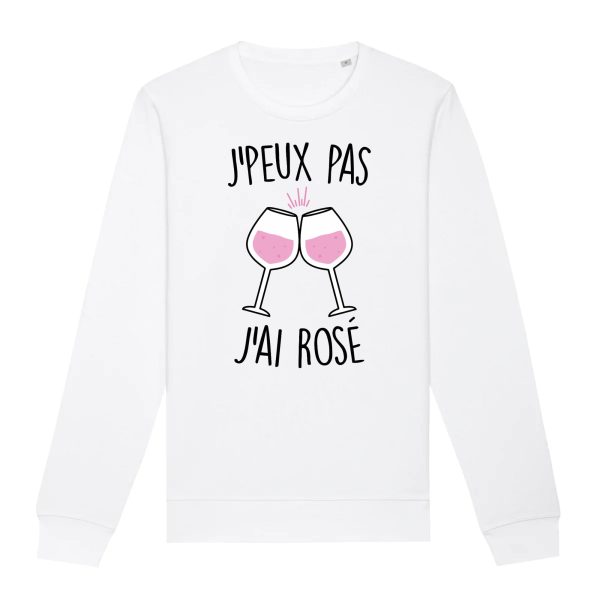 Sweat Adulte J’peux pas j’ai rose