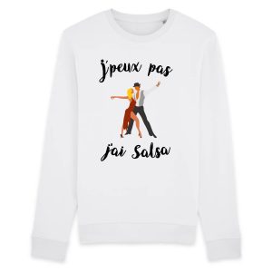 Sweat Adulte J’peux pas j’ai salsa