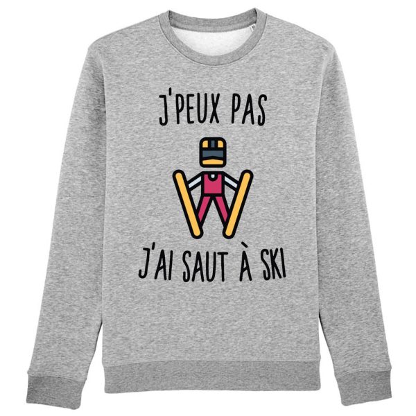 Sweat Adulte J’peux pas j’ai saut a ski