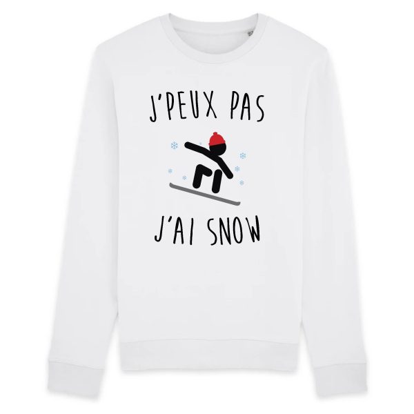 Sweat Adulte J’peux pas j’ai snow