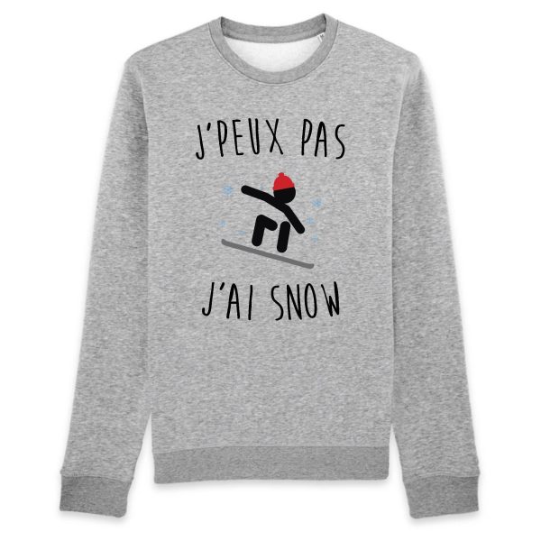 Sweat Adulte J’peux pas j’ai snow