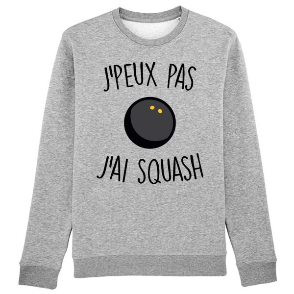 Sweat Adulte J’peux pas j’ai squash