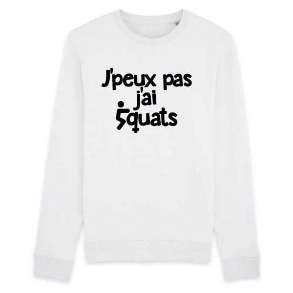 Sweat Adulte J’peux pas j’ai squats