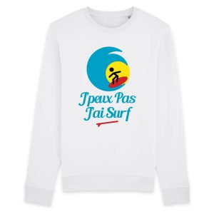 Sweat Adulte J’peux pas j’ai surf