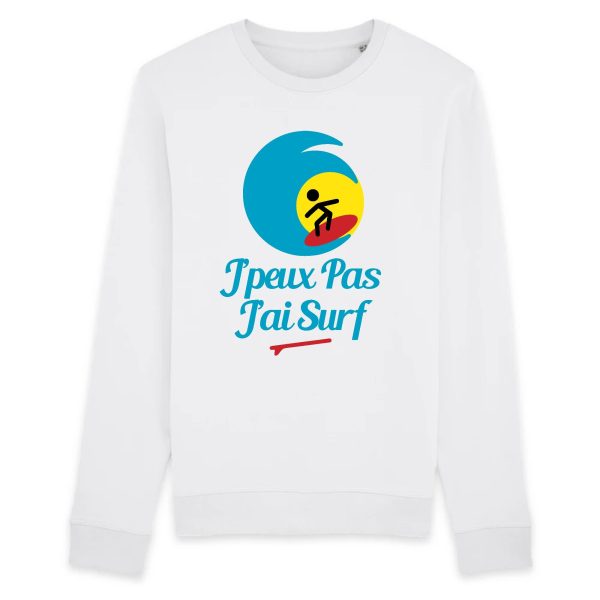 Sweat Adulte J’peux pas j’ai surf