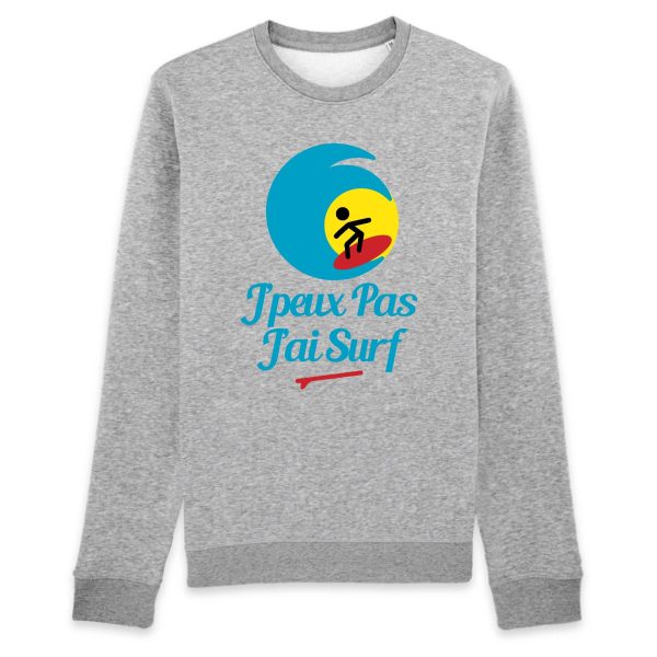 Sweat Adulte J’peux pas j’ai surf