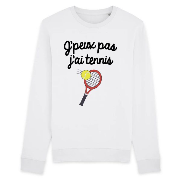 Sweat Adulte J’peux pas j’ai tennis