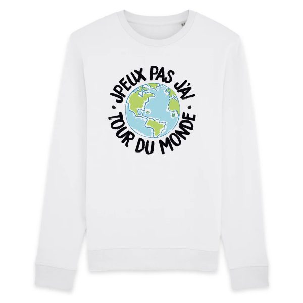 Sweat Adulte J’peux pas j’ai tour du monde