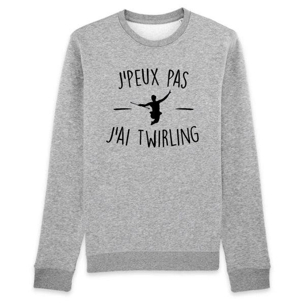 Sweat Adulte J’peux pas j’ai twirling