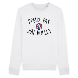Sweat Adulte J’peux pas j’ai volley