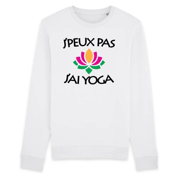 Sweat Adulte J’peux pas j’ai yoga