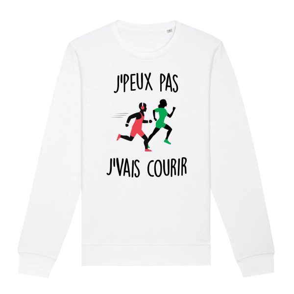 Sweat Adulte J’peux pas j’vais courir