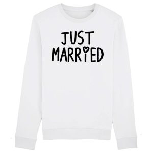 Sweat Adulte Just married