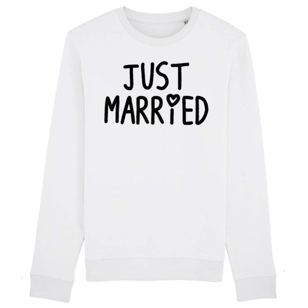 Sweat Adulte Just married