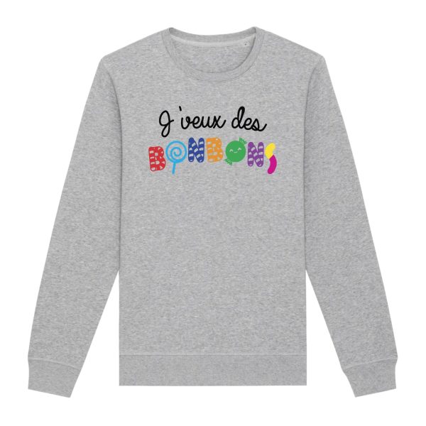 Sweat Adulte J’veux des bonbons