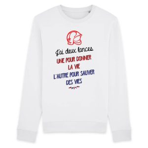 Sweat Adulte Lance de pompier