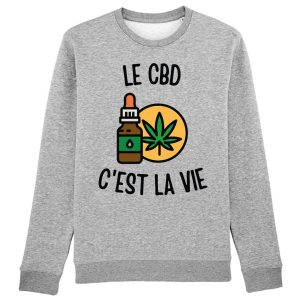 Sweat Adulte Le CBD c’est la vie
