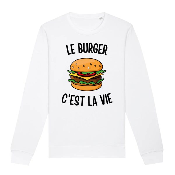 Sweat Adulte Le burger c’est la vie