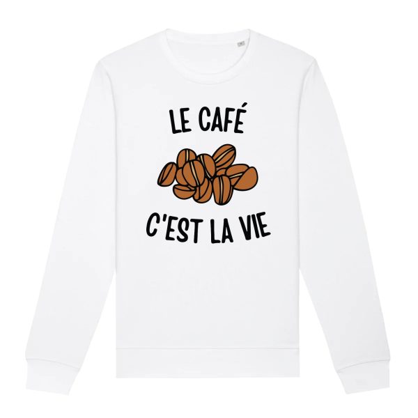 Sweat Adulte Le cafe c’est la vie