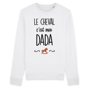 Sweat Adulte Le cheval c’est mon dada