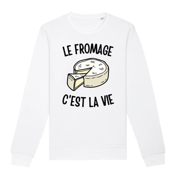 Sweat Adulte Le fromage c’est la vie