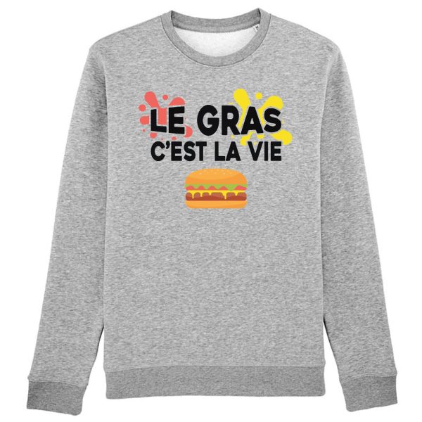 Sweat Adulte Le gras c’est la vie