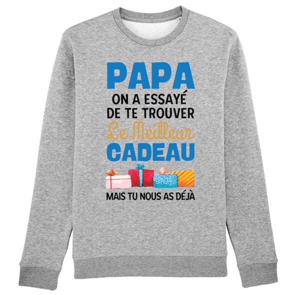 Sweat Adulte Le meilleur cadeau pour papa