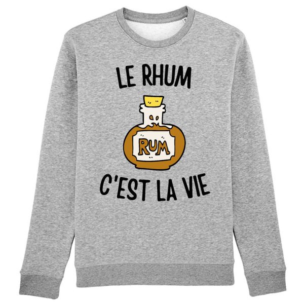 Sweat Adulte Le rhum c’est la vie