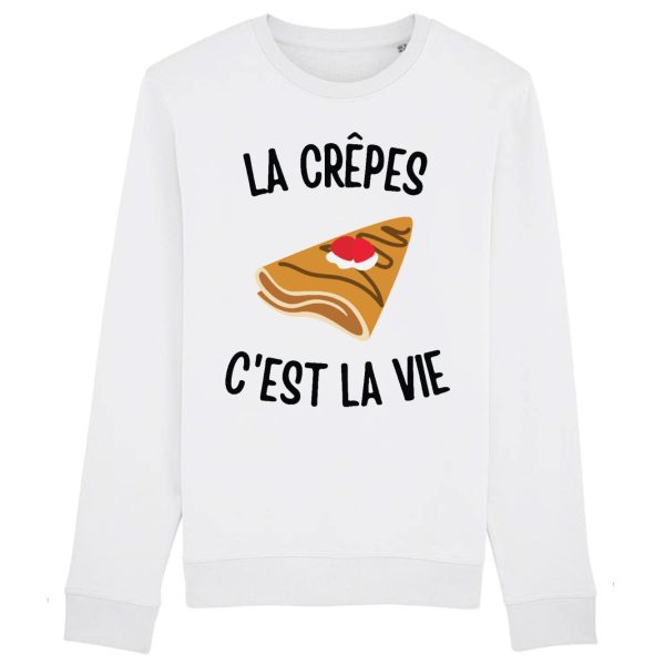 Sweat Adulte Les crepes c’est la vie