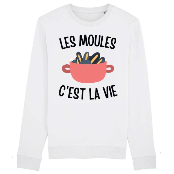 Sweat Adulte Les moules c’est la vie