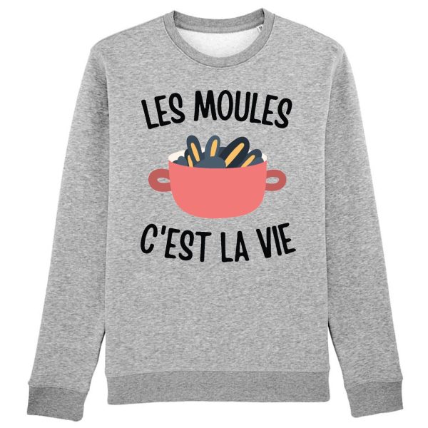 Sweat Adulte Les moules c’est la vie