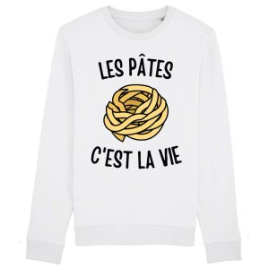 Sweat Adulte Les pates c’est la vie Sweat Adulte Les pates c’est la vie