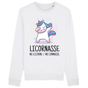 Sweat Adulte Licornasse Sweat Adulte Licornasse