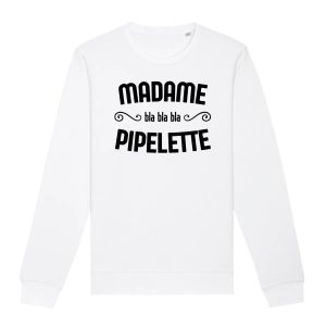Sweat Adulte Madame pipelette Sweat Adulte Madame pipelette