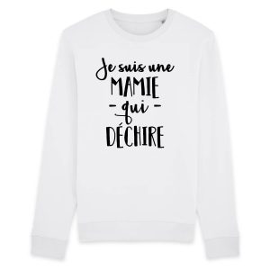 Sweat Adulte Mamie qui dechire