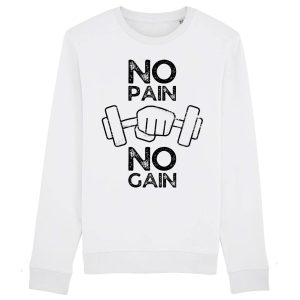 Sweat Adulte No pain no gain Sweat Adulte No pain no gain
