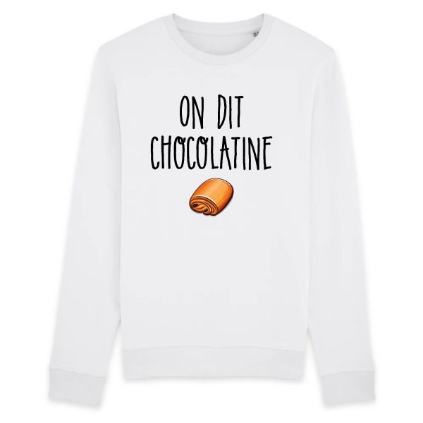 Sweat Adulte On dit chocolatine