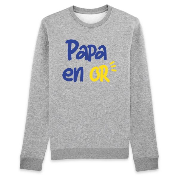 Sweat Adulte Papa en or