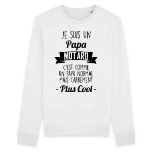 Sweat Adulte Papa motard