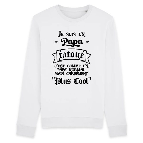 Sweat Adulte Papa tatoue