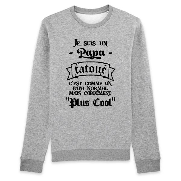 Sweat Adulte Papa tatoue