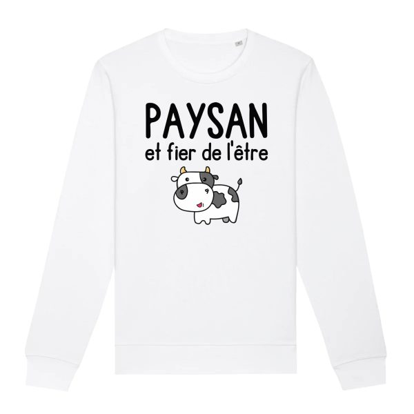 Sweat Adulte Paysan et fier de l’etre