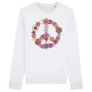 Sweat Adulte Peace and Love Sweat Adulte Peace and Love