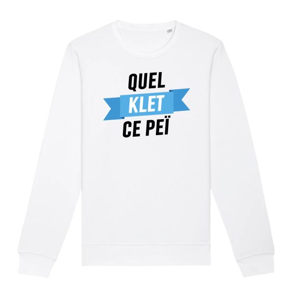 Sweat Adulte Quel klet ce pei