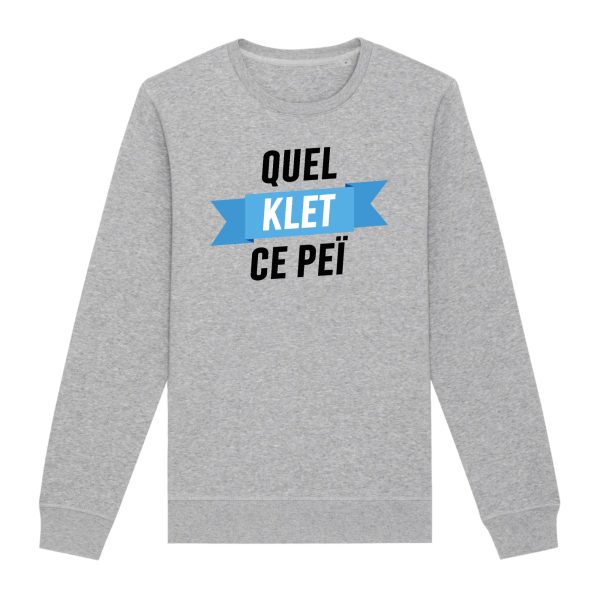 Sweat Adulte Quel klet ce pei