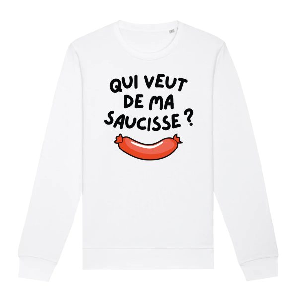 Sweat Adulte Qui veut de ma saucisse