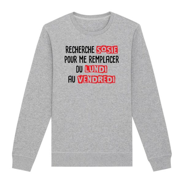 Sweat Adulte Recherche sosie du lundi au vendredi