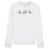 Sweat Adulte Rythme cardiaque rugby
