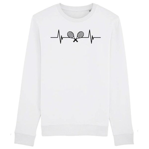 Sweat Adulte Rythme cardiaque tennis